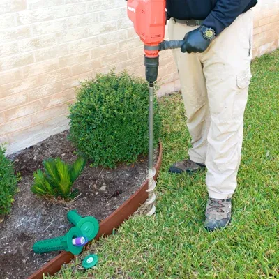 installing termite bait station